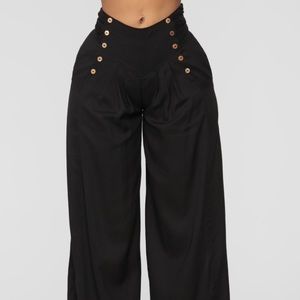 Black Flowy Pants